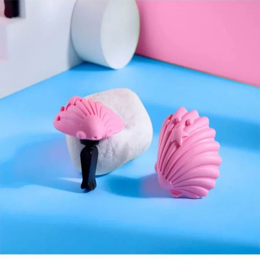 Profumatore per Auto a Forma di Conchiglia, Clip per Bocchetta d'Aria, Aromaterapia Cartoon, Accessorio Decorativo per Interni Auto