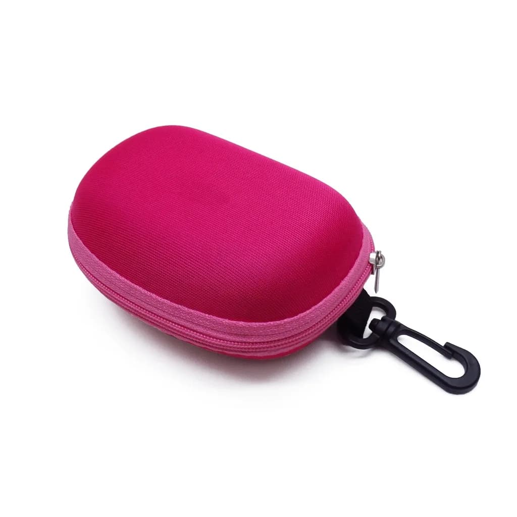 Custodia Pieghevole Portatile per Occhiali in EVA con Cerniera, Scatola per Occhiali da Sole, Custodia Antiurto Impermeabile Pieghevole con Gancio