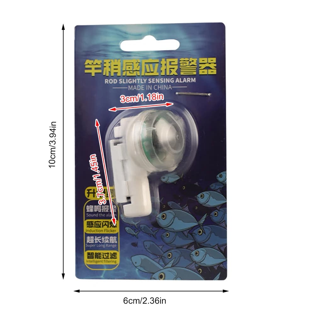 Allarme pesca a induzione LED Punta universale per canna Allarme pesca alla carpa Luce portatile leggera per accessori per la pesca notturna