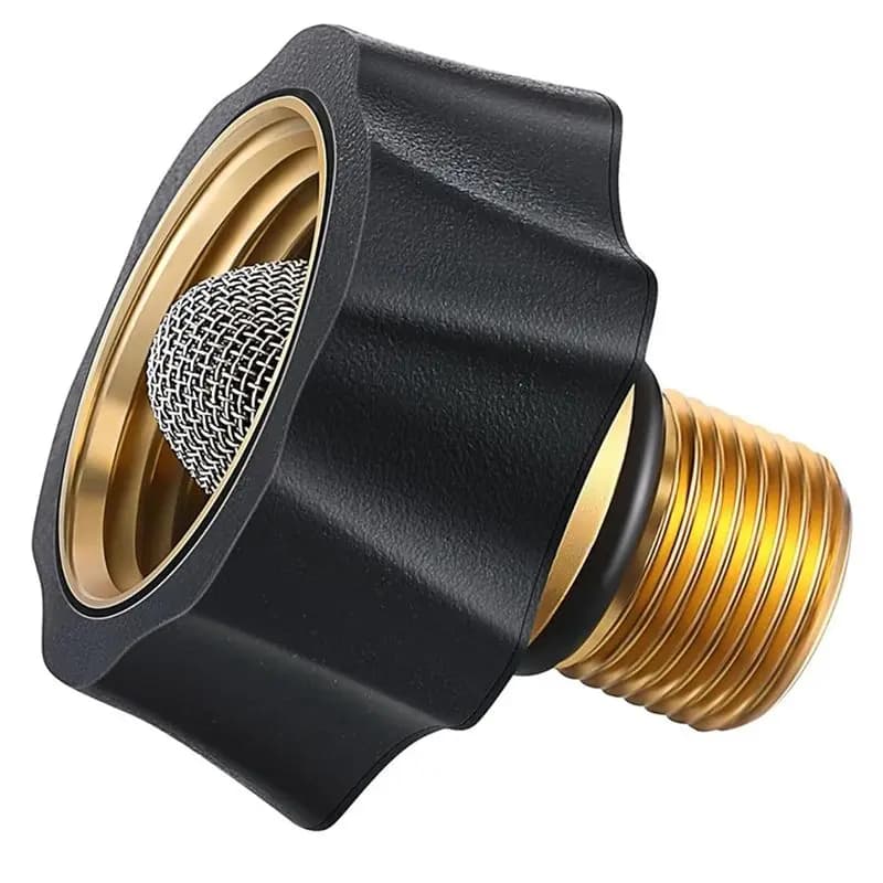 AEE2-Garden Hose Pressure Washer Adapter 3/4 Female To 3/8 Male Water Inlet For Simpson Clean Multiple Pressure Washer Pumps