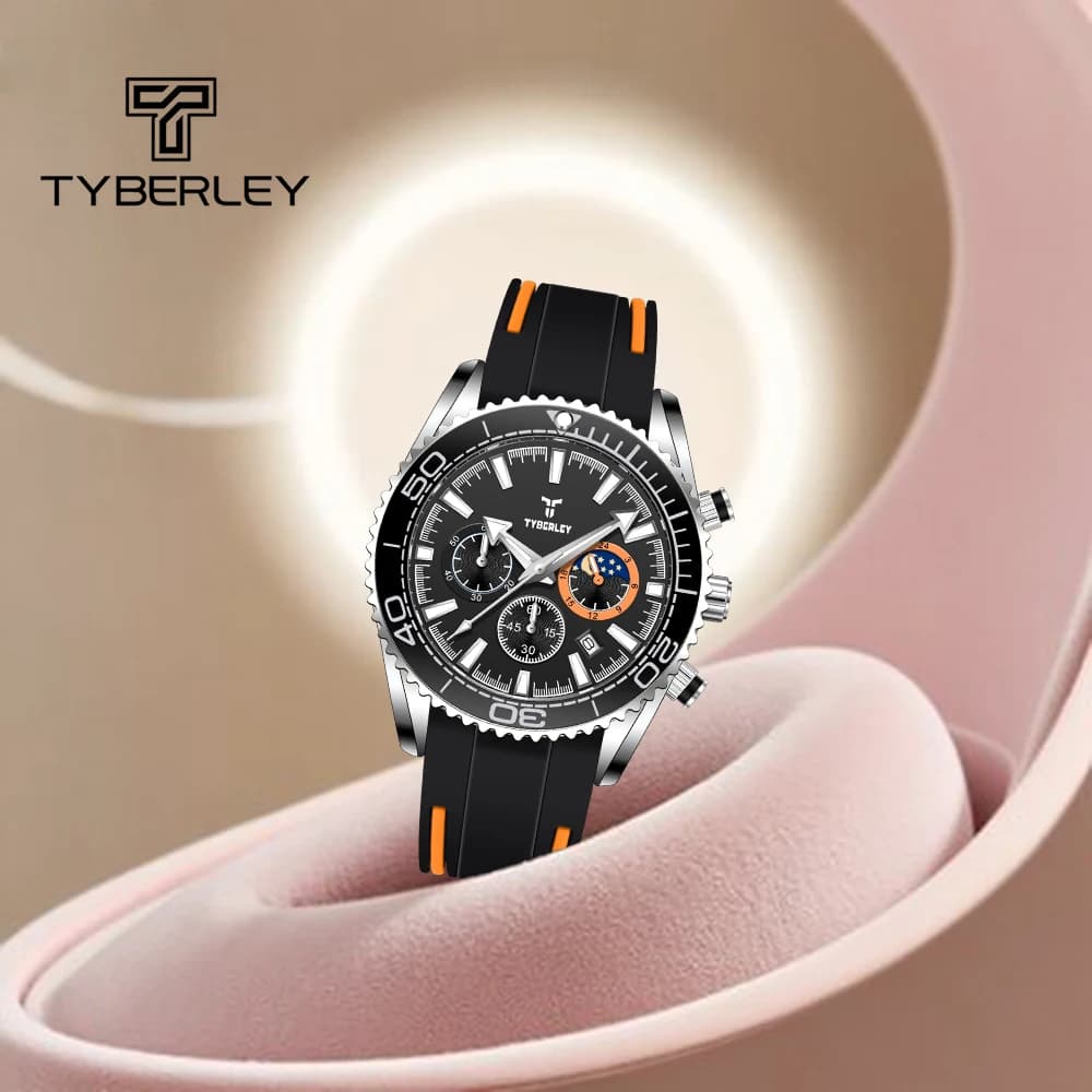 TYBERLEY 2026 New Men Quartz Watch Fashion Trend Sports Style 30 Meters Waterproof Design Luminous Pointer Function Quartz Watch