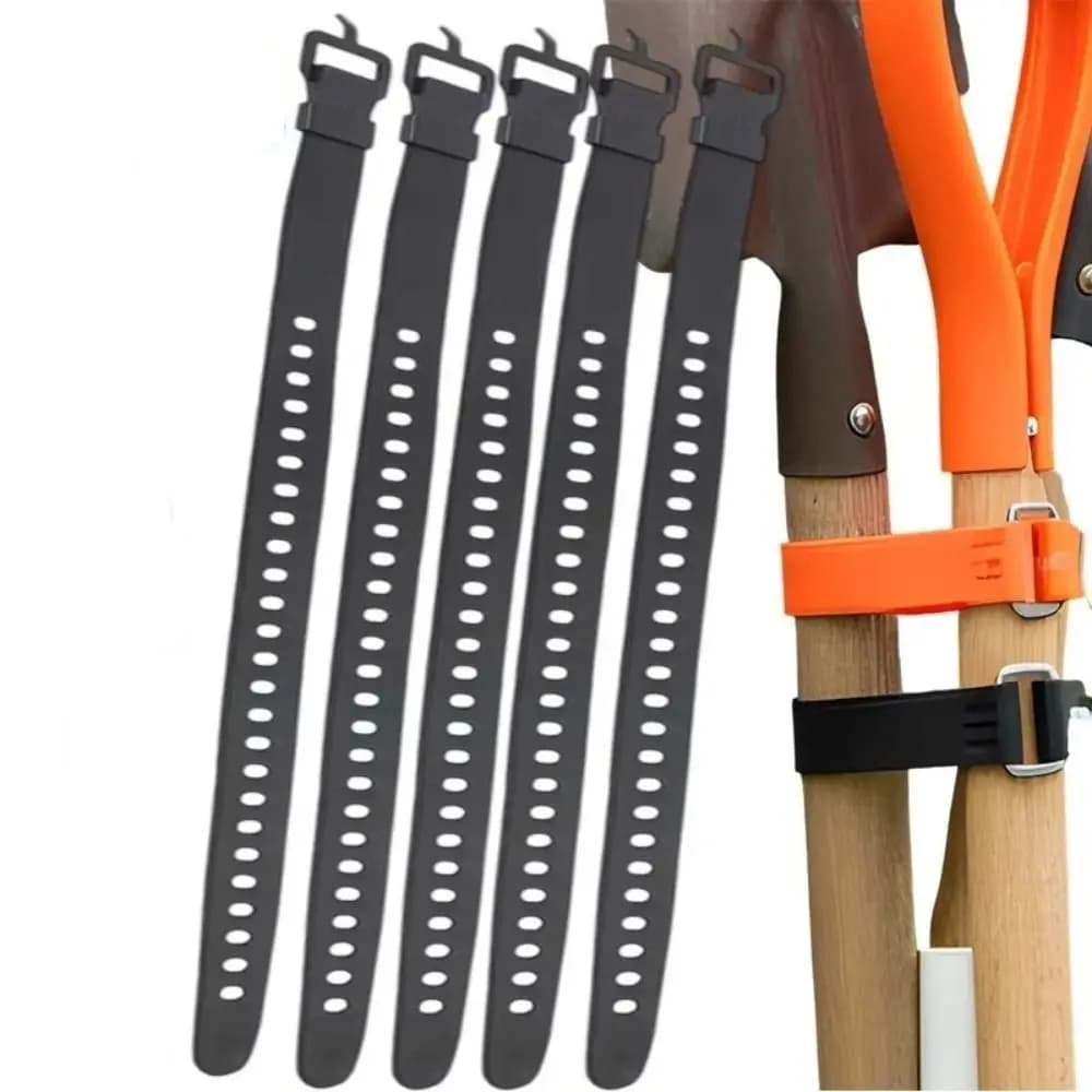 Belt Buckle Rubber Tension Strap Adjustable Quick Release Tool Cargo Tie-Down Strap Silicone 35/45/55cm Cable Fixing Belt