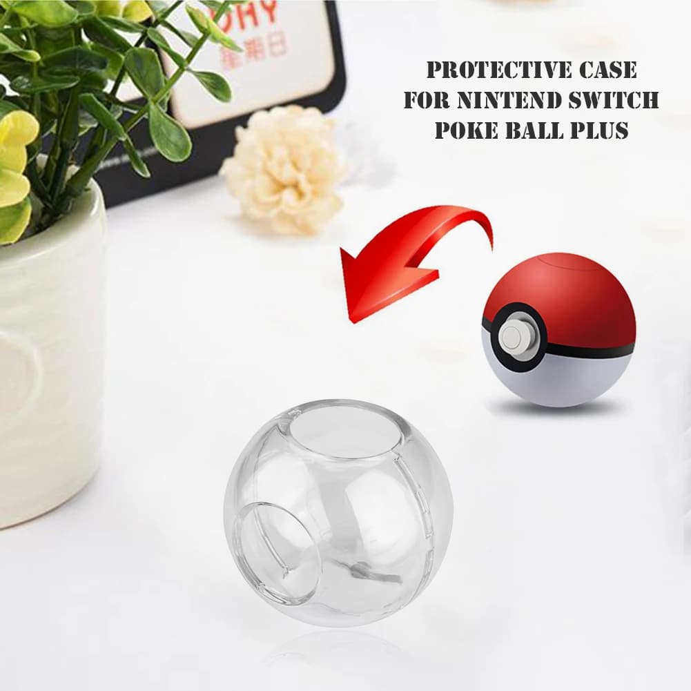 Custodia Protettiva Trasparente in PC Antiurto Antipolvere per Nintendo Switch Poke Ball Plus