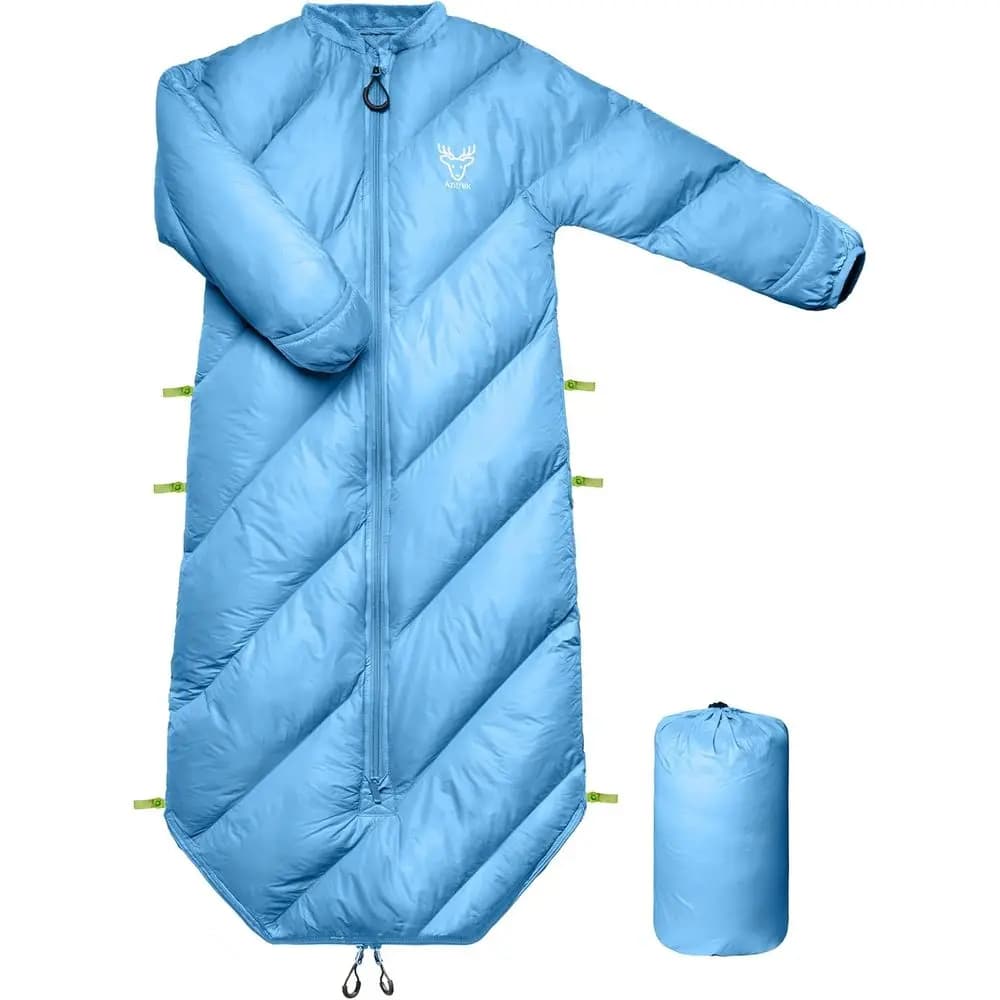 Children's and girls' sleeping bags (2T-4T) - Portable and washable bags for indoor and outdoor use (up to 46 inches)