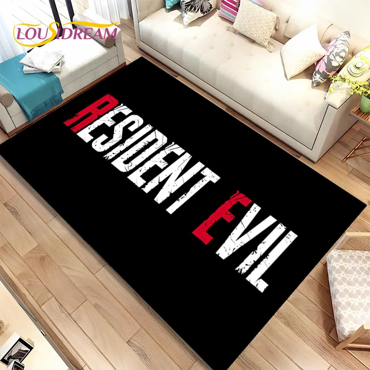 Tappeto da gioco 3D R-Resident Evil Games, tappeto per soggiorno, camera da letto, divano, decorazione zerbino, tappetino antiscivolo per bambini