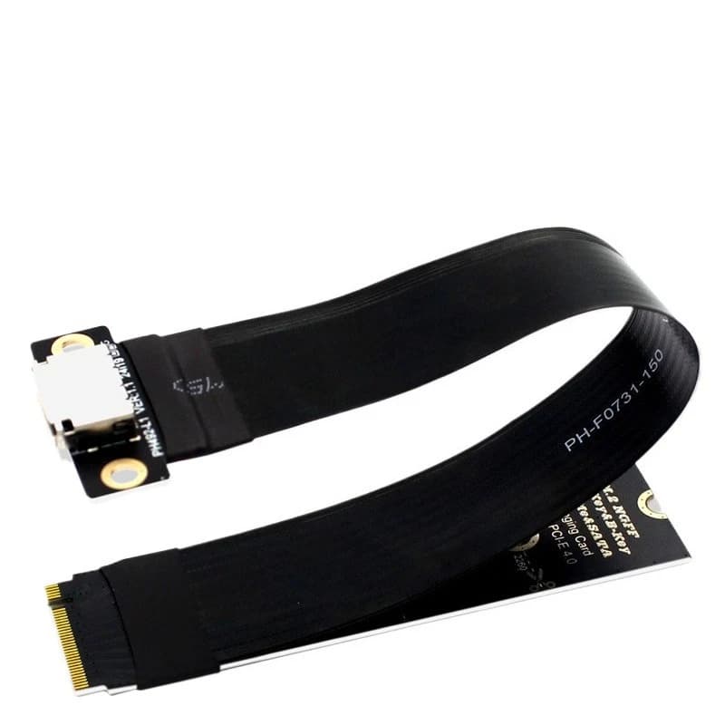 PH417-L1 M.2 NVMe To Oculink SFF-8611 SFF-8612 Female Extension Cable PCIe4.0 for Laptop External GPU SSD Adapter Cord