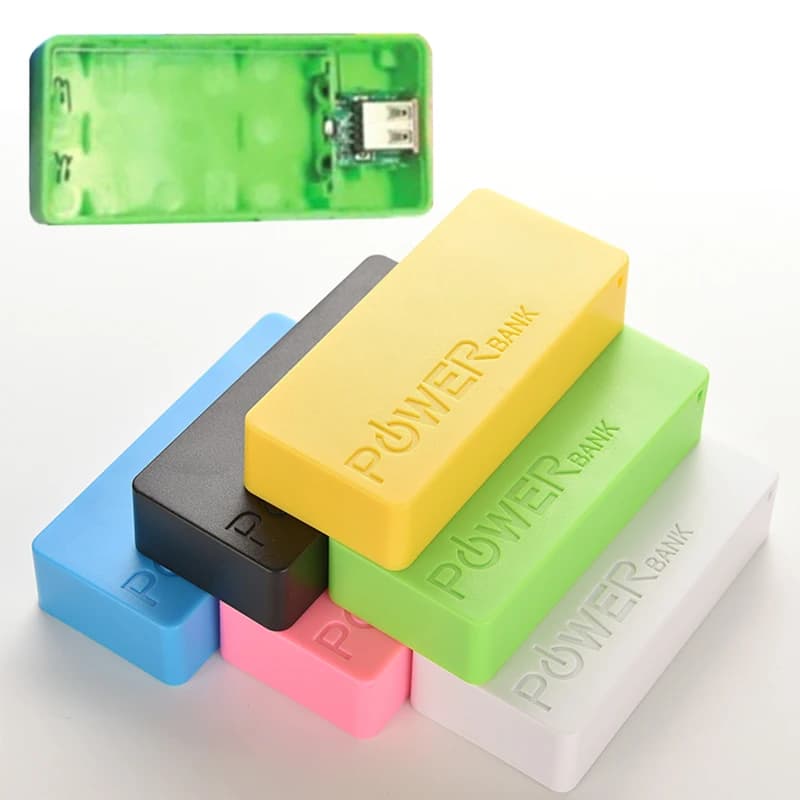 Power Bank USB da 5600mAh con 2 celle 18650, custodia fai-da-te per ricarica di telefoni ed elettronica, per batterie Li-ion 18650, DC 5V 1A-F(x)