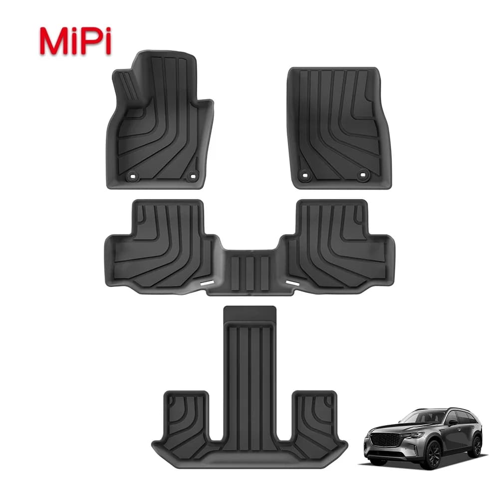 Customized Wholesale 3D TPE Waterproof Car Mat for Mazda CX-90 2024-2025 6/7 Fuel Seats