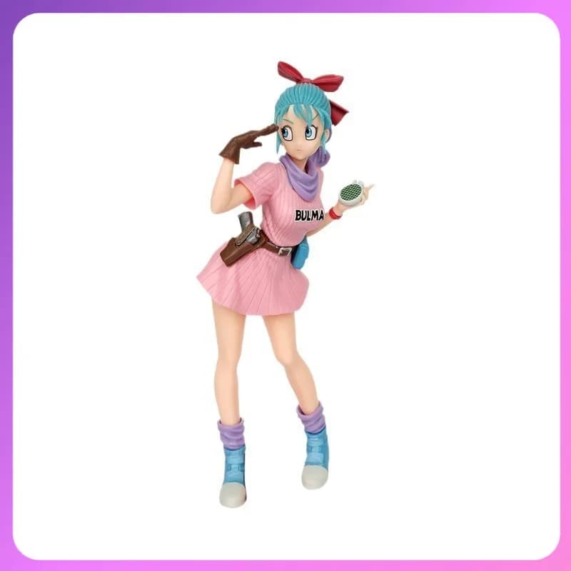 Action Figure di Bulma da Dragon Ball, Modellino Collezionabile in PVC, Ornamento da Scrivania, Statua Anime, Decorazione per la Casa, per Fan di Anime, Disponibile