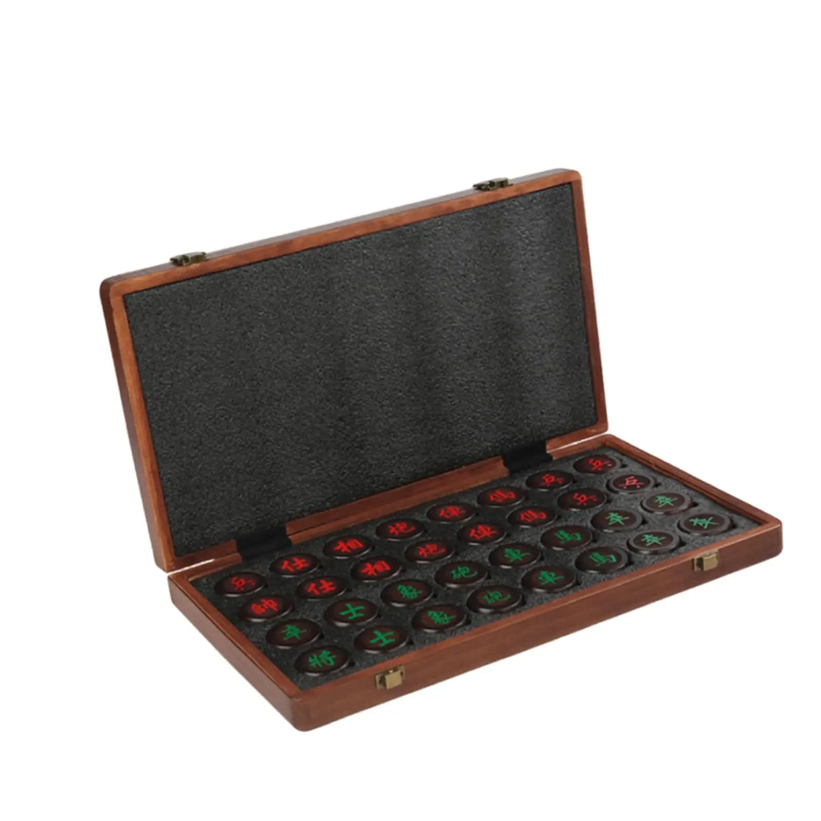 Set di Scacchi Cinesi, Tradizionale, Xiangqi, Scacchiera Pieghevole in Legno per Famiglia, Adulti