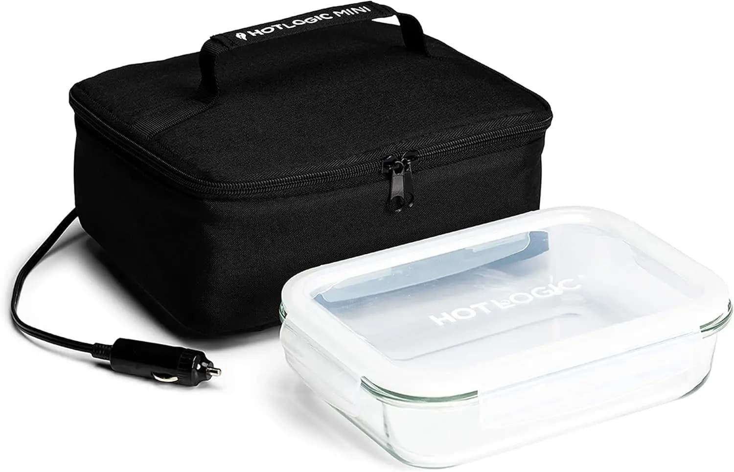 Scaldavivande Elettrico Portatile con Contenitore in Vetro - Riscaldatore per Auto/Casa - Cuoce, Riscalda, Mantiene Caldo - 12V