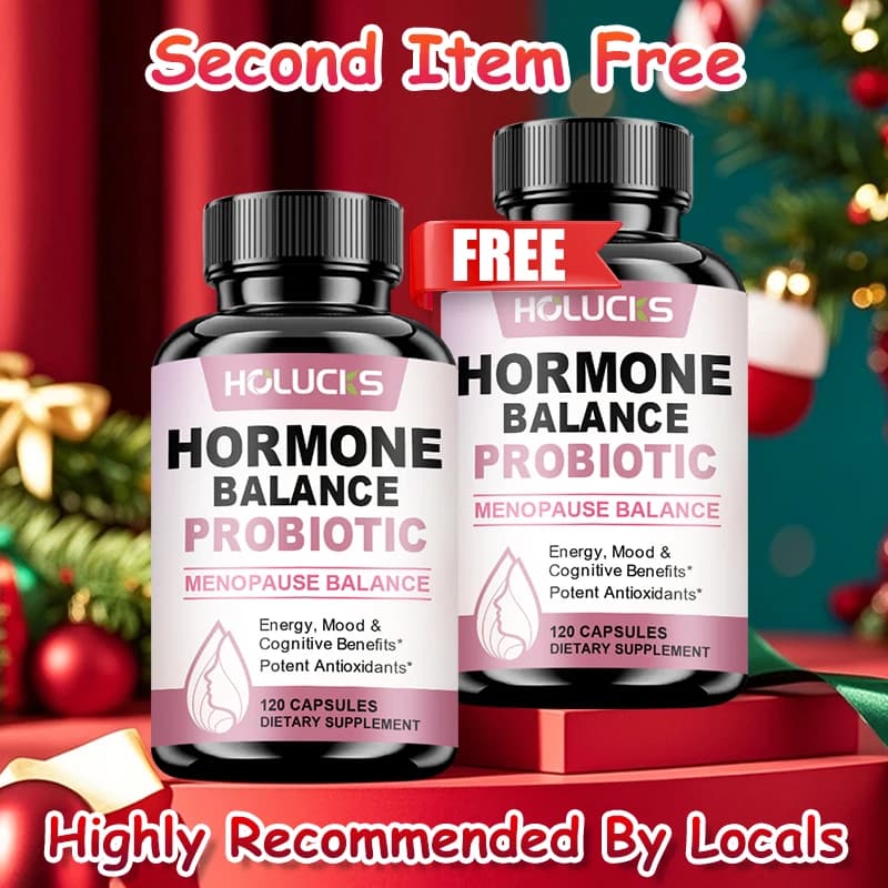 HOLUCKS Integratore per l'Equilibrio Menstruale, con Vitamine e Minerali, Supporta la Regolazione Ormonale, Allevia Sonno e Gonfiore per Donne