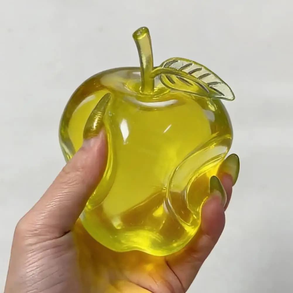 Pallina Antistress Creativa a Forma di Mela, Giocattolo Morbido Fai-da-Te per Bambini e Adulti, Regalo per Feste di Compleanno