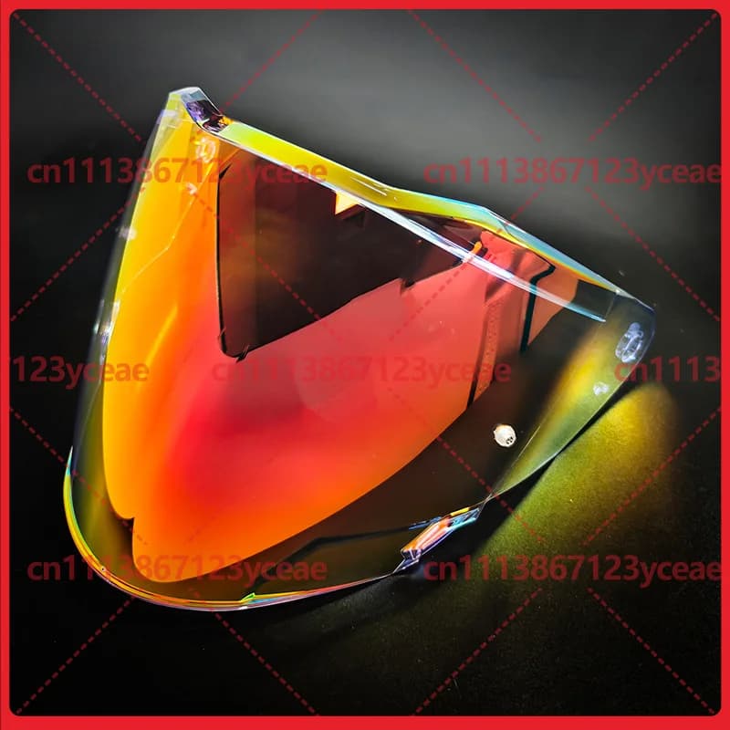 for LS2 OF618 Motorcycle Helmet Shield Day Night Use Electroplated Photochromic Visor Anti-Fog Film Replacement Moto Lens