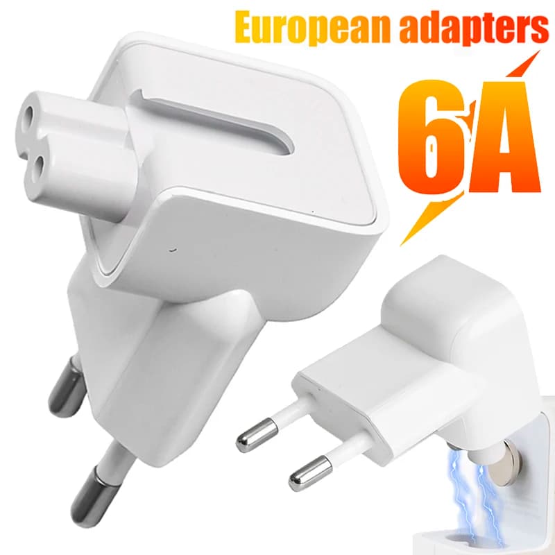 5-1PCS Protable Spina UE Adattatore 6A Convertitori per laptop a ricarica rapida per Apple MacBook IPad Pro per adattatori per caricabatterie da muro Magsafe
