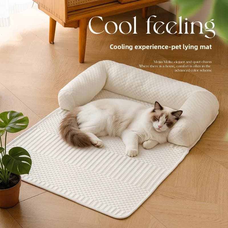 1 four-season pet bed mat waterproof anti-fouling pet sofa cushion can be disassembled and washed cat bed dog bed