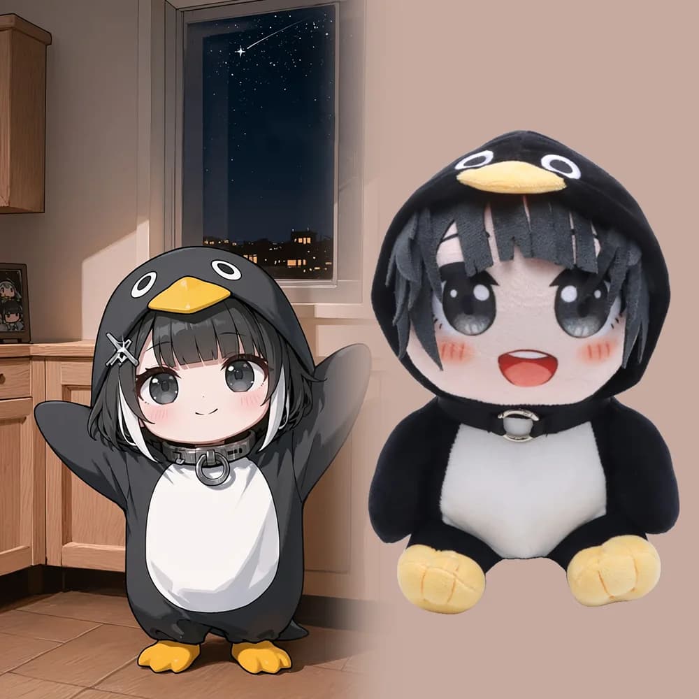 Peluche Kawaii Gugu Gaga, Giocattoli di Peluche, Pinguino Morbido Imbottito, Bambole Gugugaga, Regalo di Compleanno e Natale per Bambini e Fan, Decorazione per la Casa