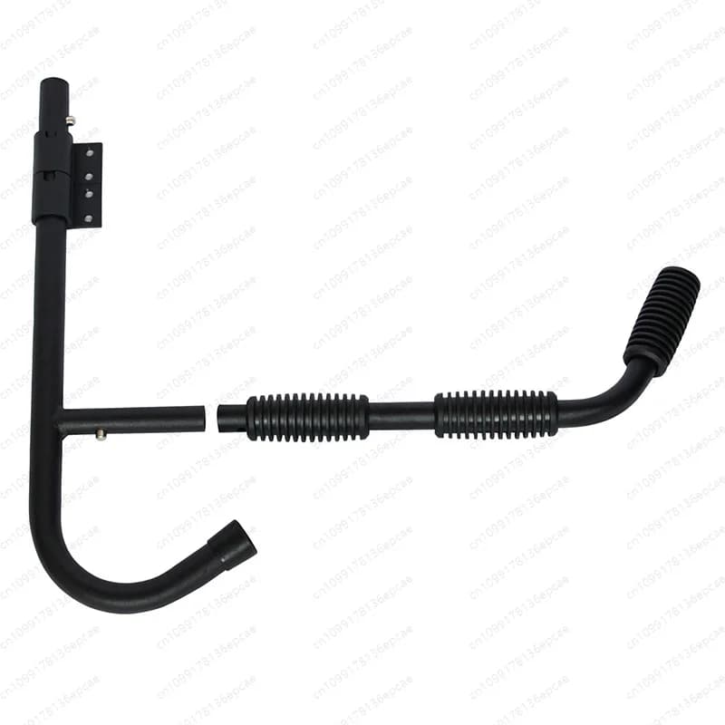 Supporto da parete pieghevole per kayak in acciaio Gancio portaoggetti per rack per kayak alla deriva Installazione per rack da parete per esterni Scaffale per kayak