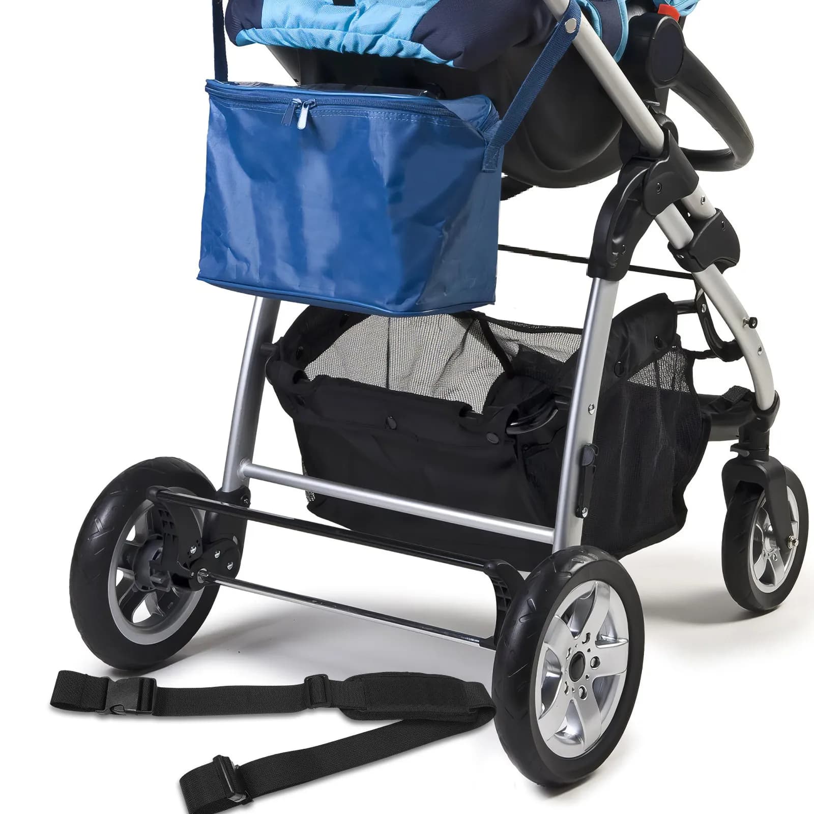Marsupio per Neonati Leggero Portatile Pieghevole per Viaggi Escursioni all'Aperto con Cinghie Regolabili e Tasche Multiple