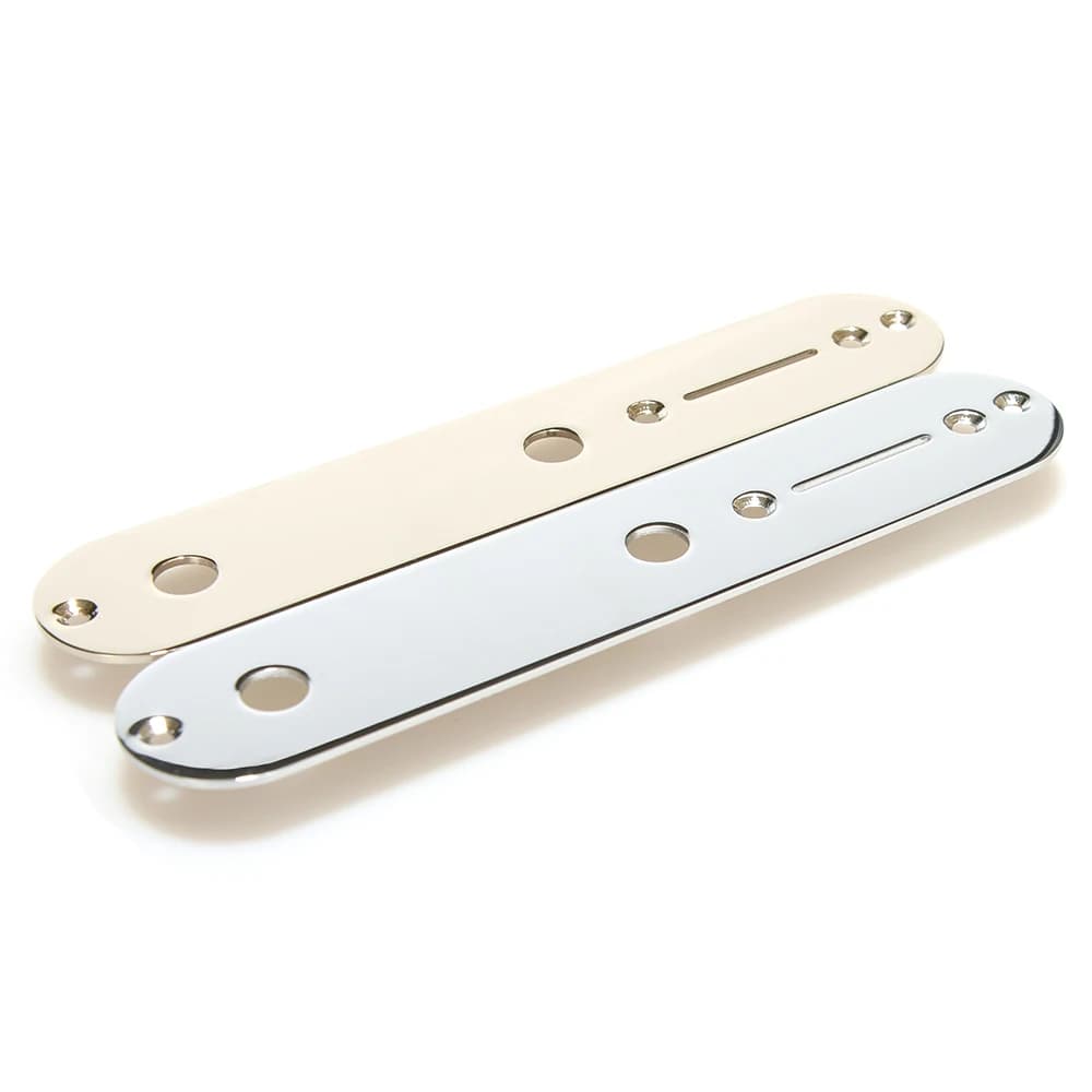 Piastra di controllo per chitarra elettrica da 1 pezzo, colore nichel cromato per chitarra Tele