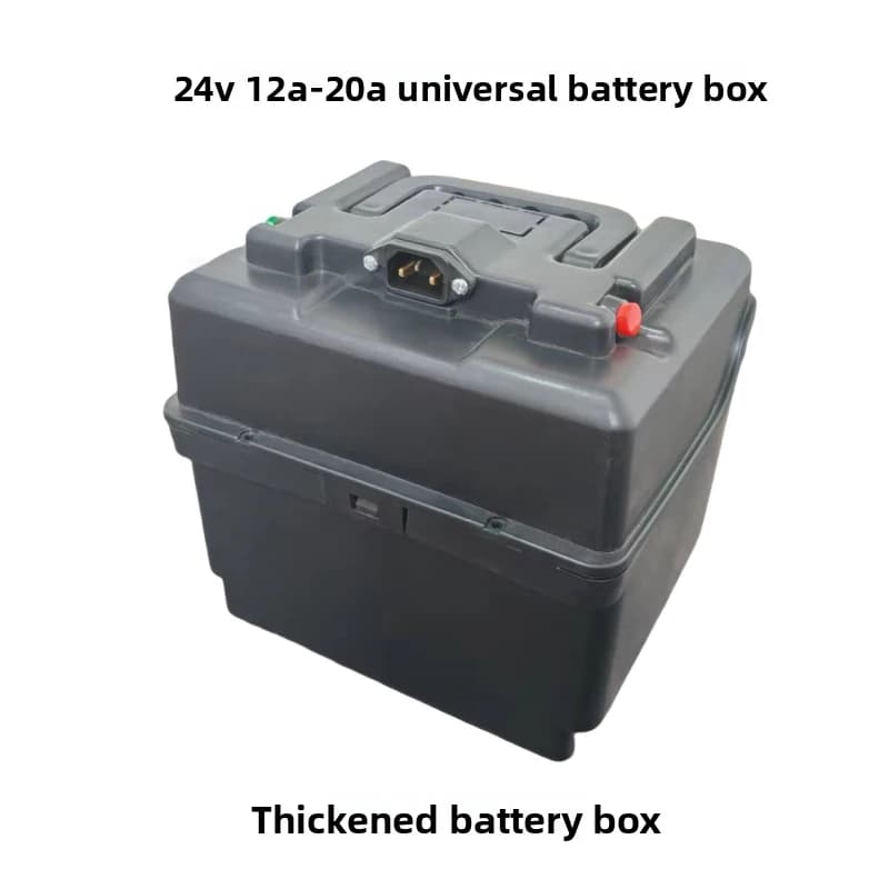 Thickened electric vehicle battery box 24Volt-48Volt/12an-20an Universal battery box Split Battery storage box