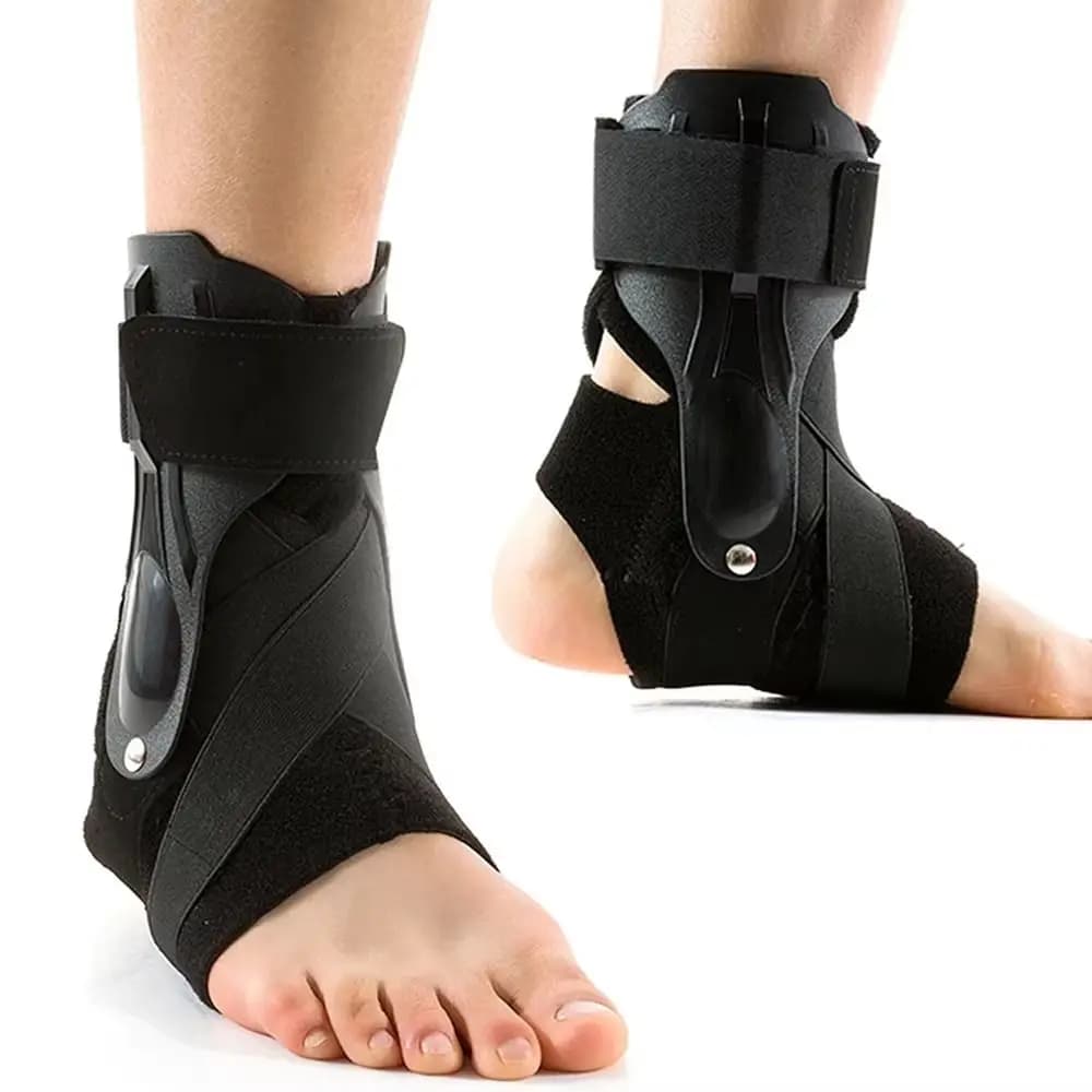 Supporto per Caviglia Regolabile, Fascia Ergonomica Portatile per Caviglia, Stabilizzatore Traspirante Antiscivolo per Protezione del Piede