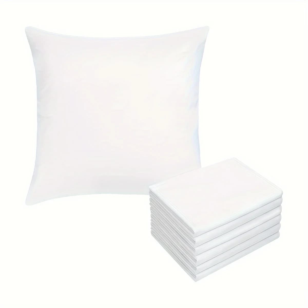 2/4/6 Pezzi Fodere per Cuscini da 45x45 cm per Sublimazione, Morbide in Velluto per Divano, Trasferimento Termico e Fai da Te, Senza Imbottitura
