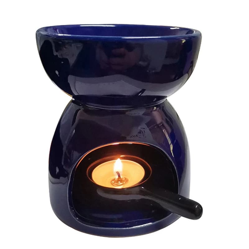 Bruciatore di Aromi in Ceramica, Diffusore di Oli Essenziali, Portacandele per Aromaterapia