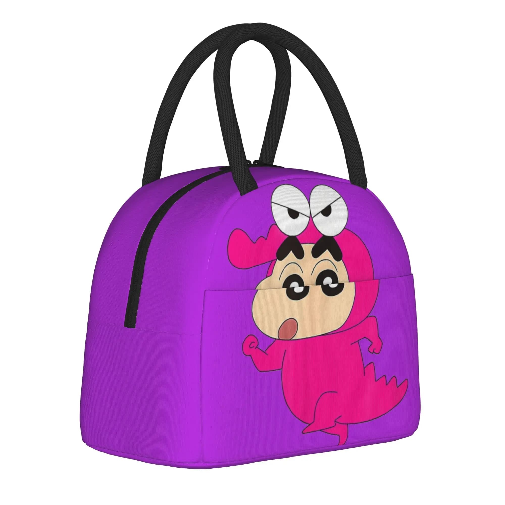 Borsa termica per il pranzo Crayon Shin-chan, grande contenitore per pasti Kawaii, borsa termica, borsa per il pranzo, borsa per il pranzo per la scuola, borsa per alimenti da esterno