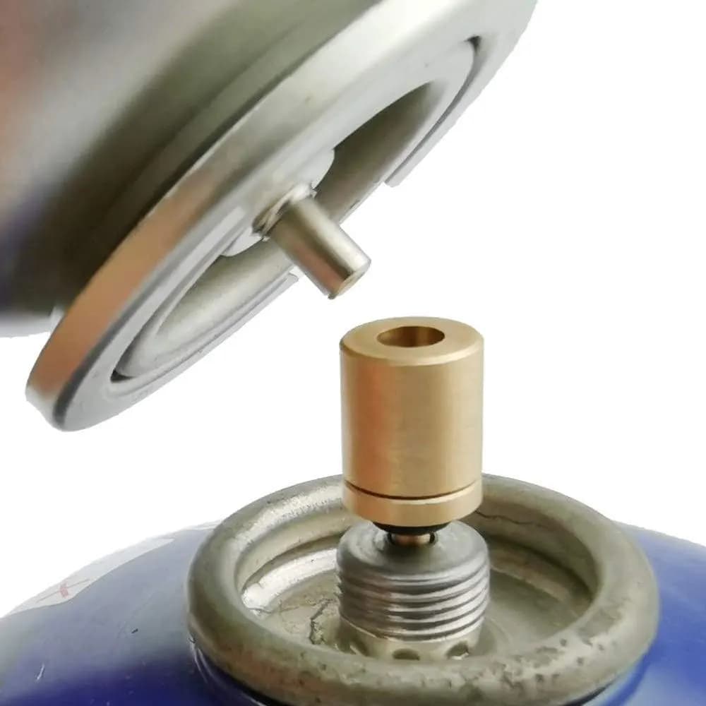 Gas charging adapter Filling butane cylinders External camping cooker Gas tank Accessories for gas tank burners Mini inflating valve
