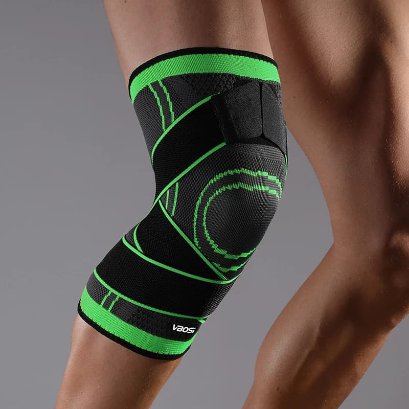 VBOSI 1 piece sports knee brace – Breathable compression support for racing, basketball for men