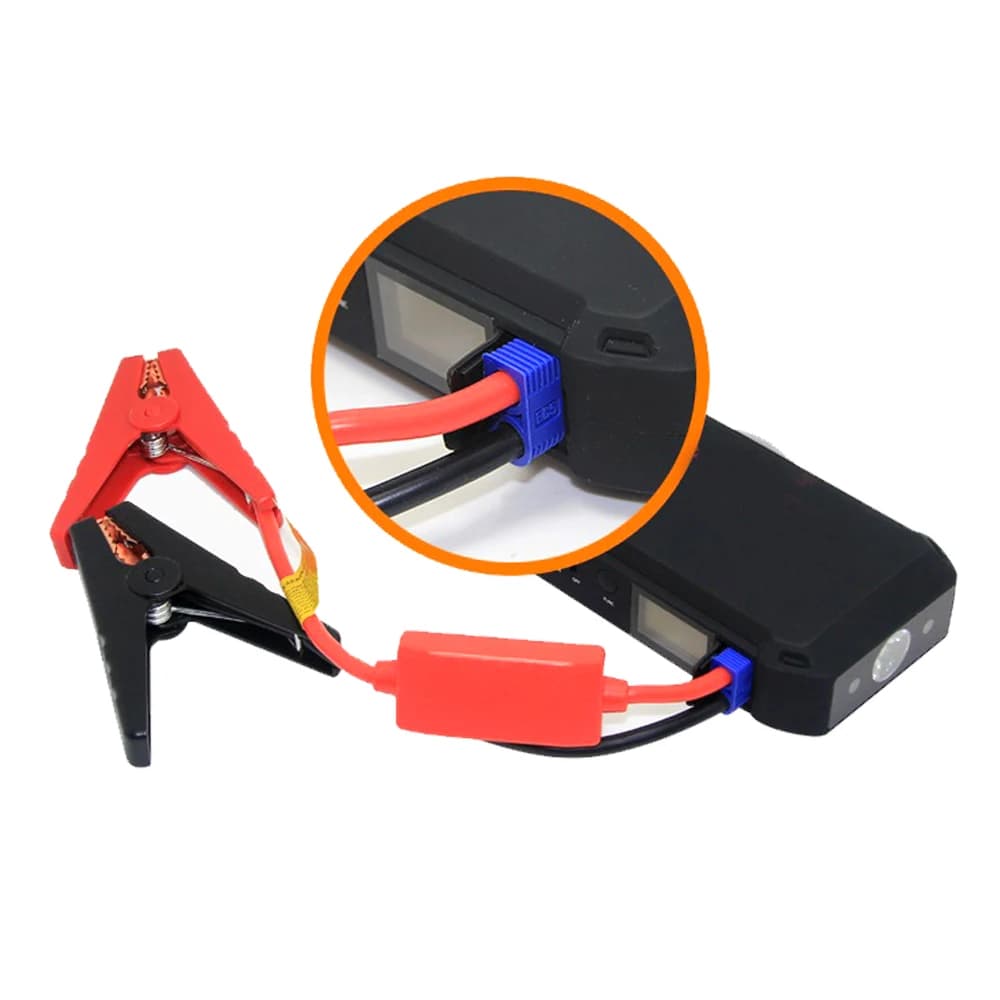 Clip di alimentazione di avviamento di emergenza per auto connettore Jumper Clip di accensione universale 12V Car Starter Silicone Jumper Boost Clip della batteria