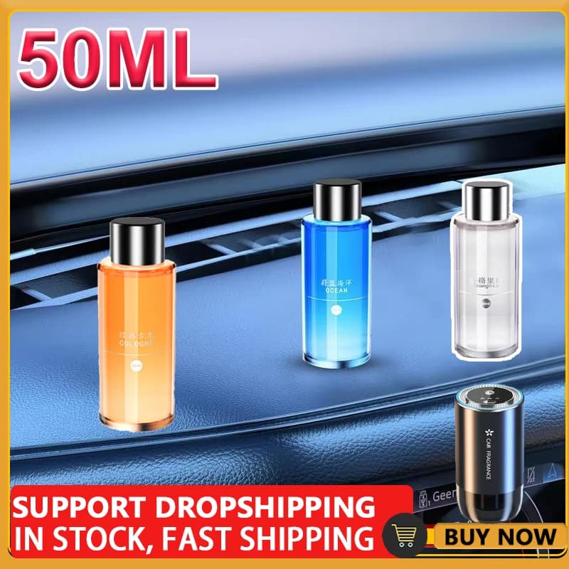 Car Diffuser Oil Diffuser Smart Car Diffuser Perfume Adjustable Concentration 50ml Oil Diffuser Rechargeable Car Fragrance Diffuser Home