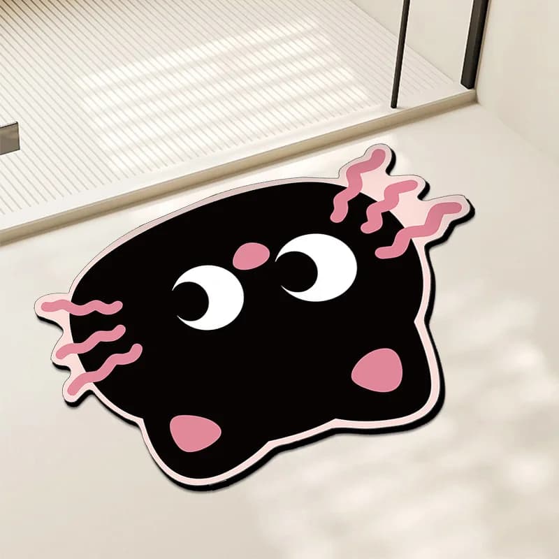 Tappetino da bagno VIKAMA Cute Puppy: assorbente, antiscivolo, in terra diatomacea, resistente alle macchie e durevole