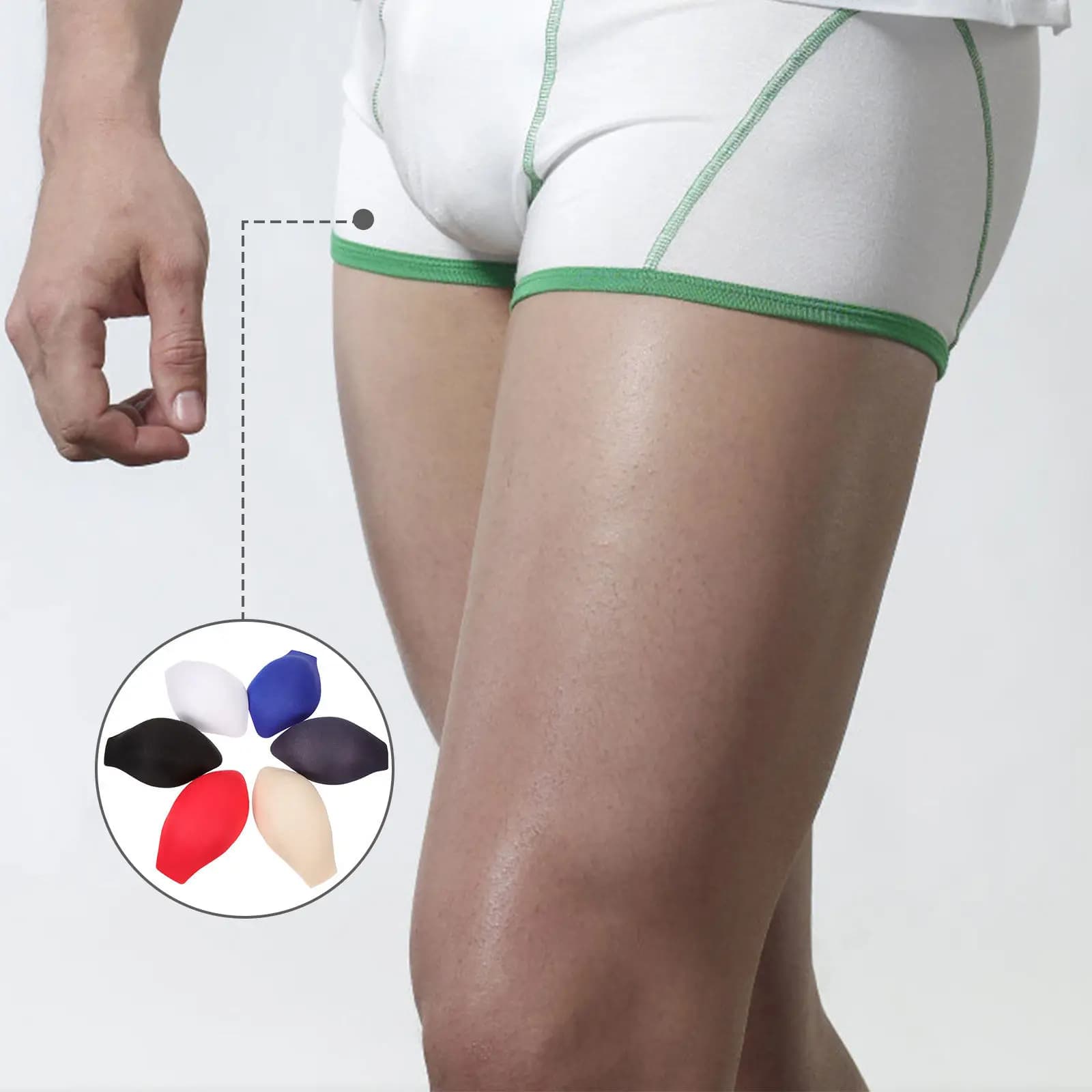 6 Pezzi Imbottiture per Biancheria Intima, Comode e Delicate sulla Pelle, Coppe Modellanti per Costumi da Bagno, Pantaloncini e Jeans