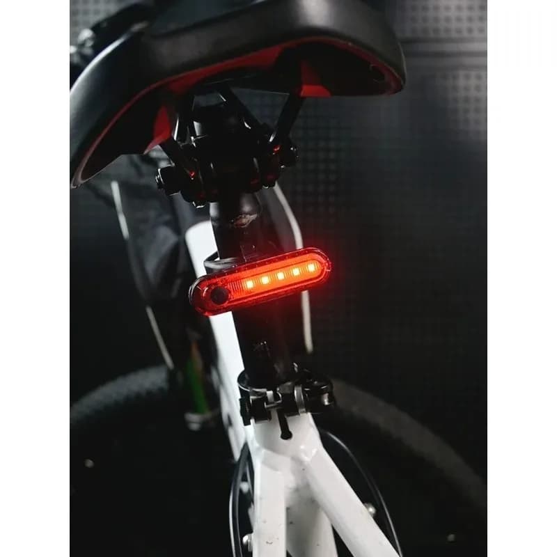 2 Luci per Bicicletta Ricaricabili USB, Accessori per Ciclismo, Luce Posteriore Impermeabile, Segnalazione di Sicurezza Notturna, Fanale Posteriore per Bicicletta