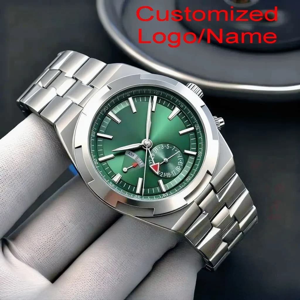 Luxury Mens Automatic Mechanical Movement Watches Brand New Black Blue Rose Gold Design Soft Rubber Strap Large Luminous Dial
