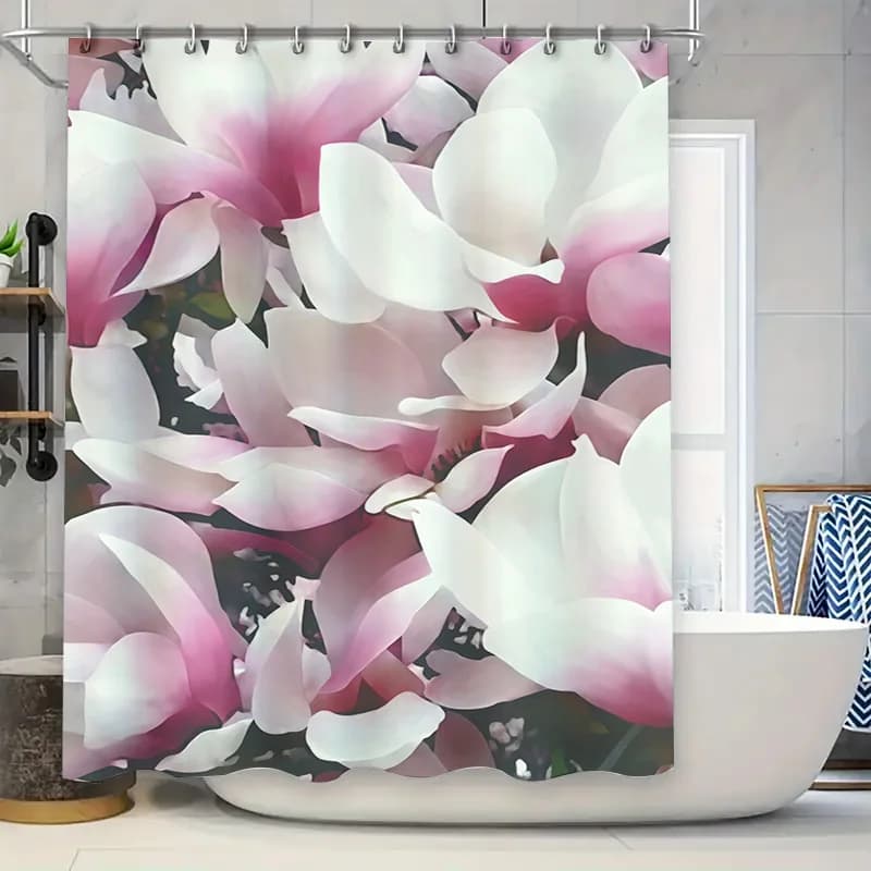 Tenda da doccia di lusso per vasca da bagno caratterizzata da un trio di adorabili amici animali che godono il loro tempo di bagno insieme perfettamente per l'aggiunta di