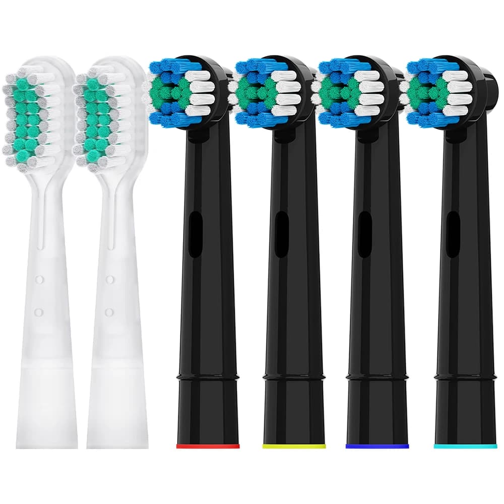 Replacement heads with Oscillation and Vibration, Compatible with Oral B Electric Brushes, for Models 1000 1500