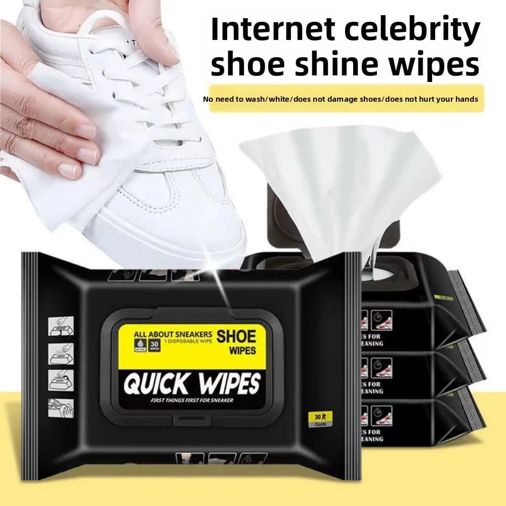 12/30/80PCS Scarpe per la pulizia Salviette per la pulizia delle scarpe Salviette usa e getta per la rimozione dello sporco e la lucidatura delle scarpe da ginnastica