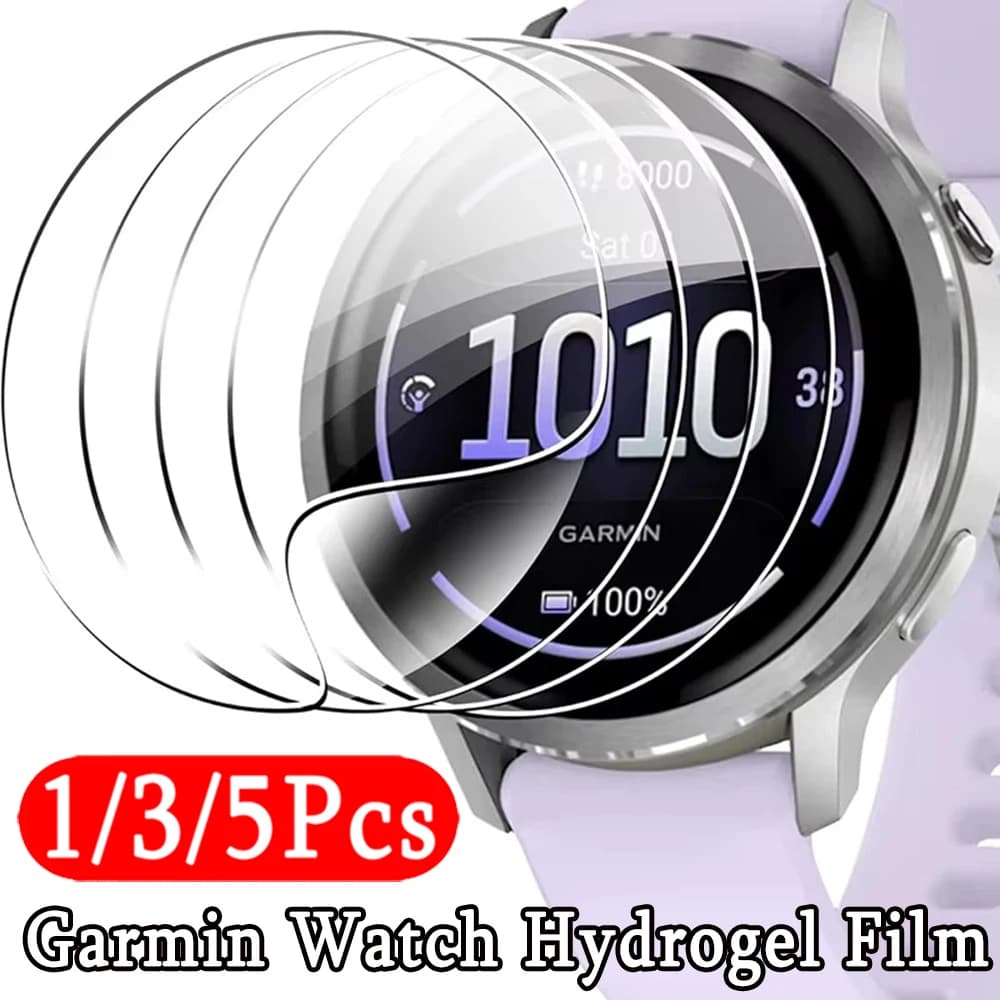 Pellicola idrogel per orologio da 1-5 pezzi per Garmin Venu 4 41mm 45mm 2 Plus 2s 3 3sVivoactive 4 4s 5 Pellicola protettiva per schermo