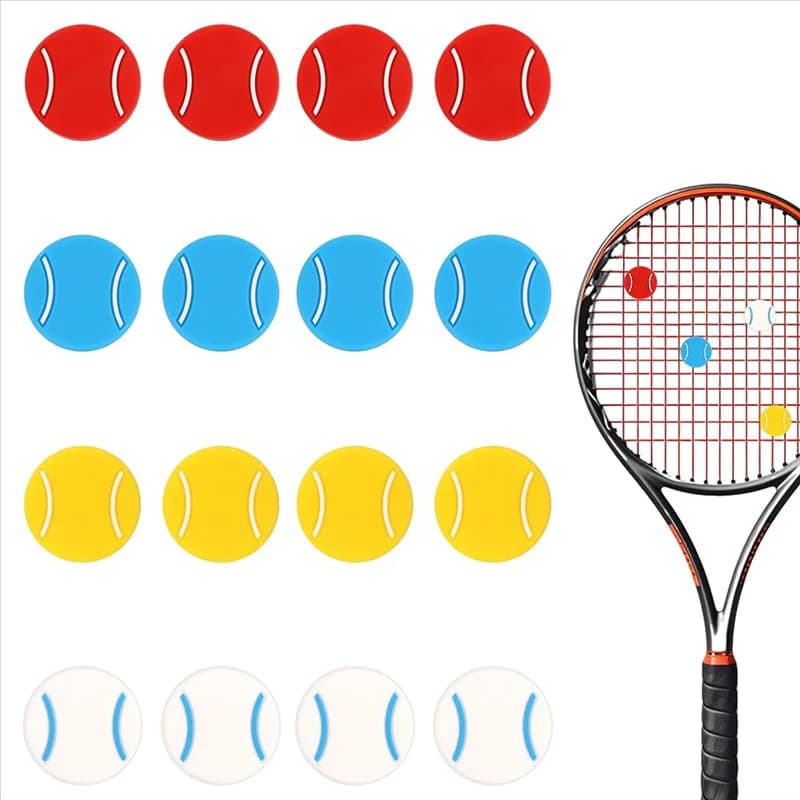 NALFI Ammortizers Tennis racks 16 pieces Vibration shock absorber for soft silicone racks Cute model Tennis accessories