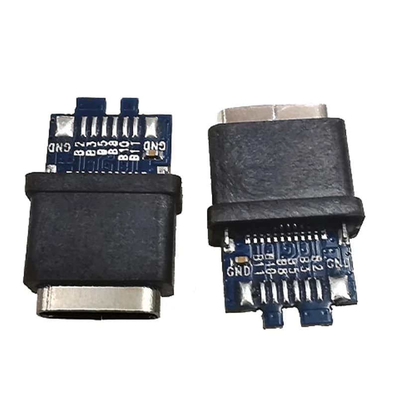 1PCS 16PIN Type-C Female USB-C 3.1 Test PCB Board Adapter Type C Male Female Connector Socket For Data Line Wire Cable Transfer