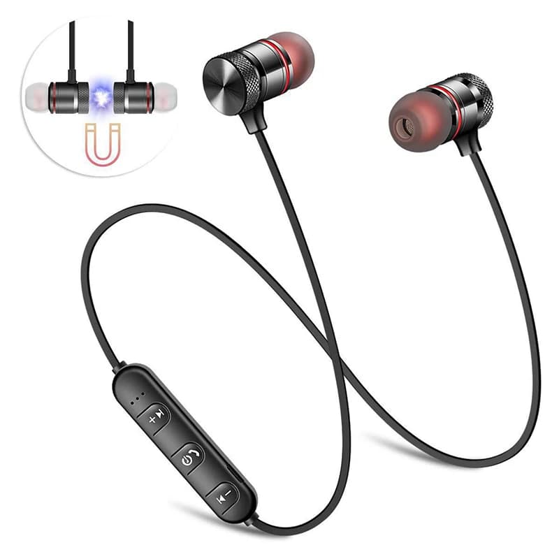 XT6 auricolari Bluetooth Wireless cuffie Wireless magnetiche Sport Neckband auricolari appesi al collo Fone cuffie Blutooth con microfono