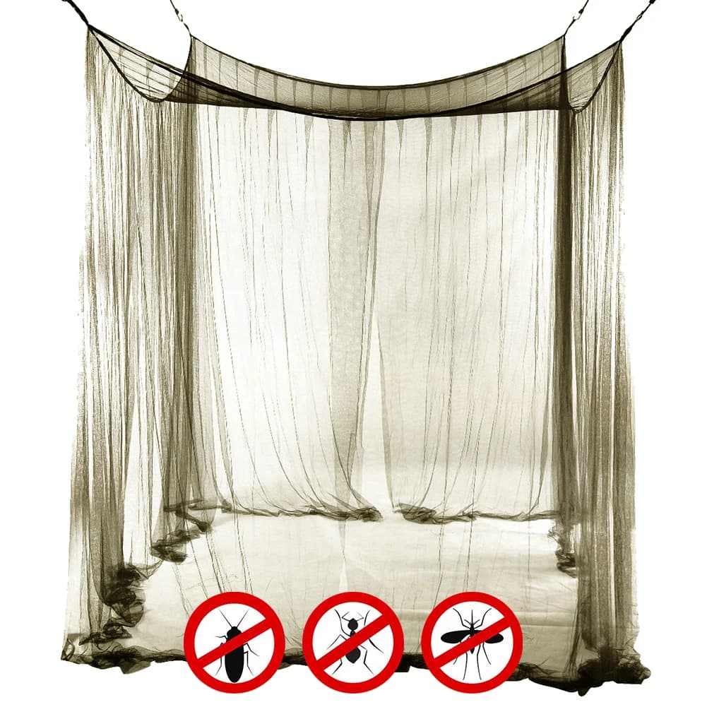 200cm zanzariera da campeggio all'aperto leggera enorme amaca Bug Tarp repellente tenda a rete traspirante tenda da letto a baldacchino per insetti