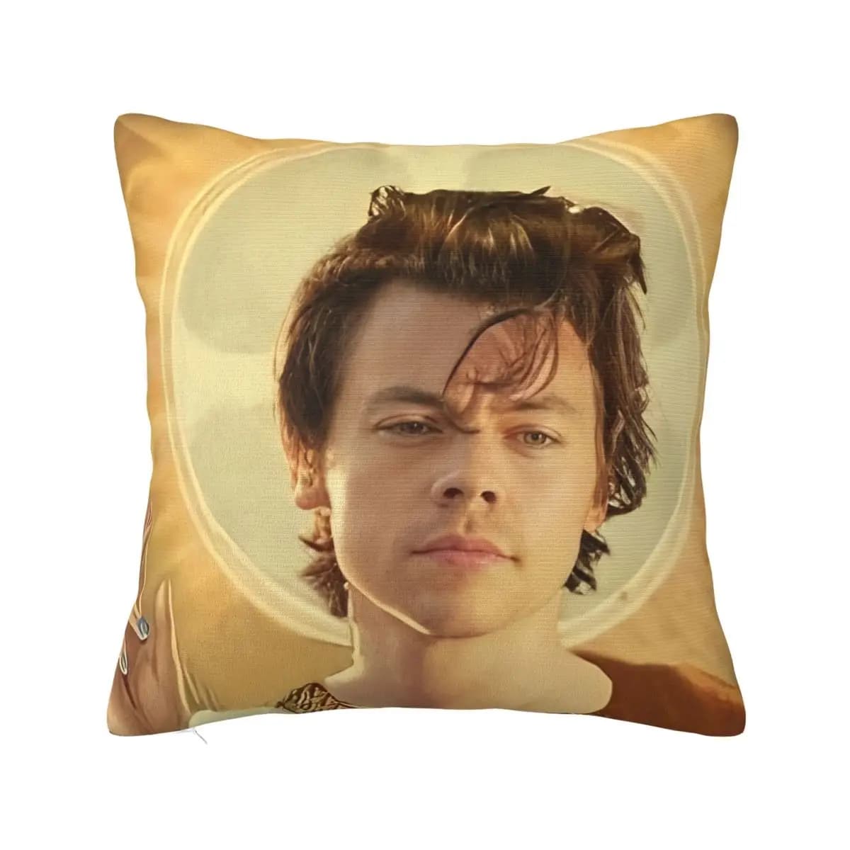 Harrys Styles Jesus Meme Federa Print Front-Retro Cushion Lining Decor Pillow Federation Zipper Sofa 45*45 cm
