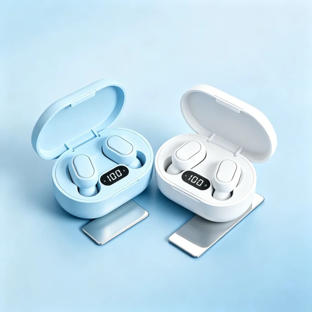E7S TWS Earphone Bluetooth Headphones with Mic 9D Stereo Hifi Earbuds Wireless Headse