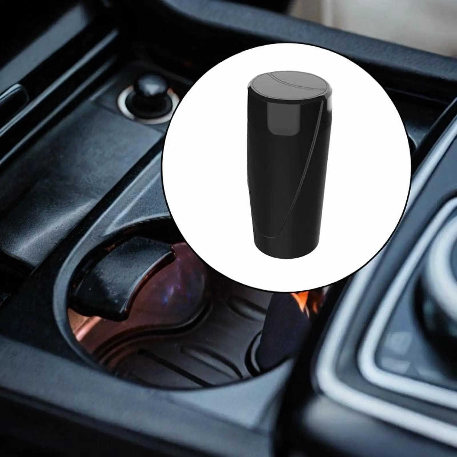 Can Interior Trash Can Automatic Opening Closing Smart Small Mini Trash Can