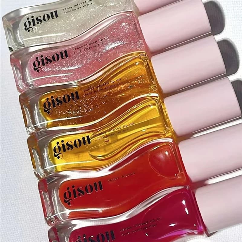 Gisou INS Balm for Popular Moisturizing Lip Oil For Original Lips Lip Care Benetitnt for Lips Cleansing Cherry Glossy