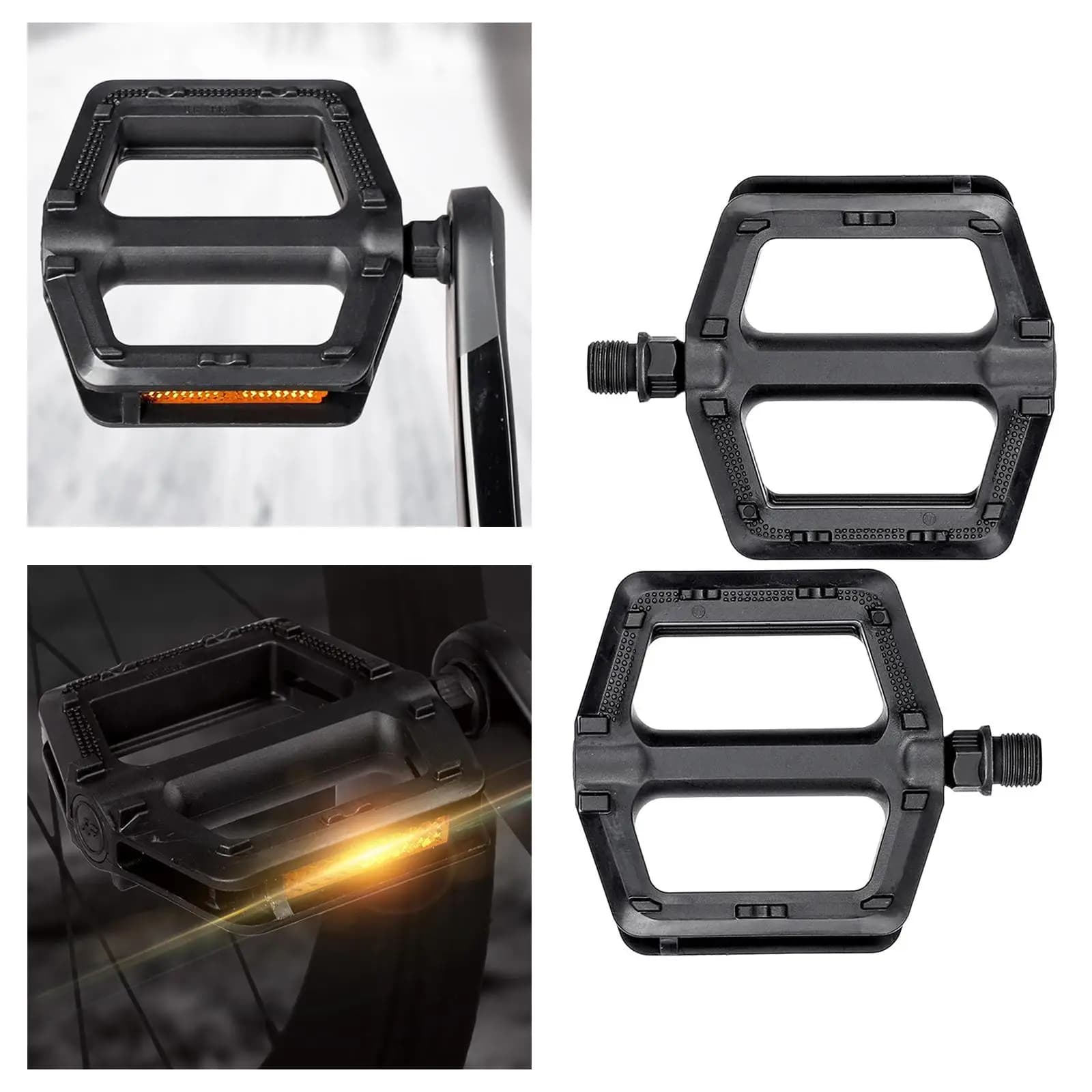 Pedali per bicicletta Pedali con piattaforma per pedali per mountain bike da strada MTB Accessori per parti di biciclette da ciclismo BMX larghi
